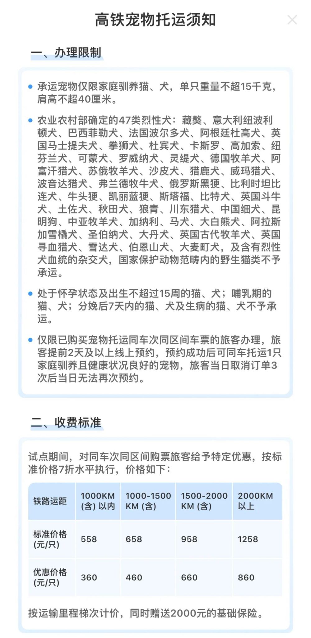 看丹观察丨12306推出宠物托运对体重有要求！网友：求全国推广！(图7)