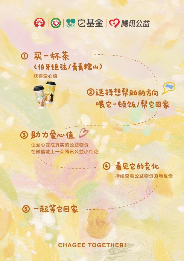 霸王茶姬携手它基金助流浪动物“回家”(图2)